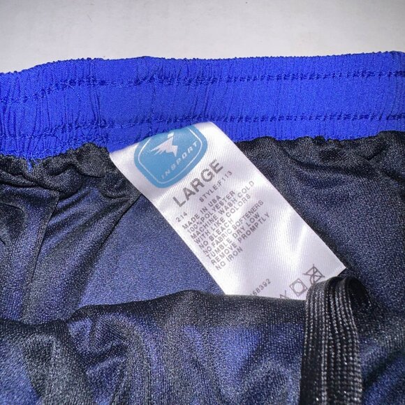 Insport Womens Large Blue 5K Short F113 Elastic Hidden Pocket NWT - Picture 4 of 8